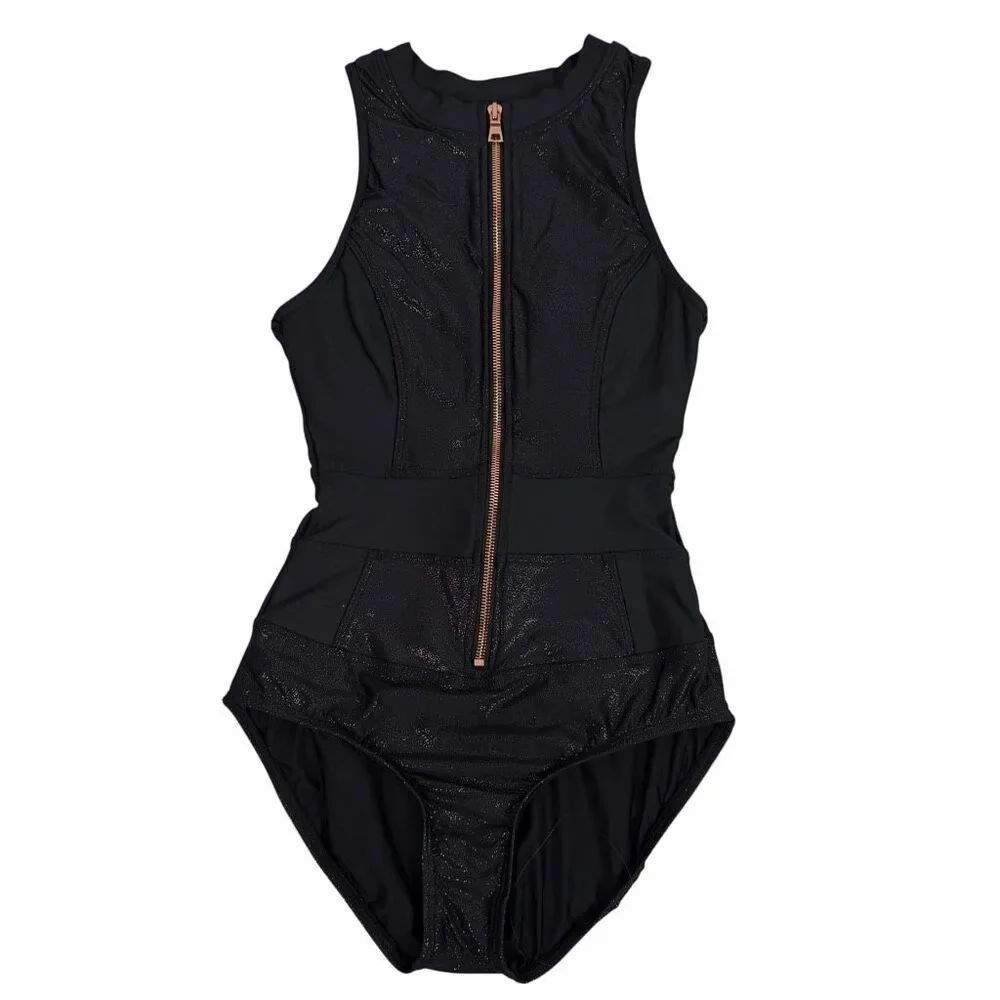 Next Size Small Feeling Fine Malibu Tank One Piece Black